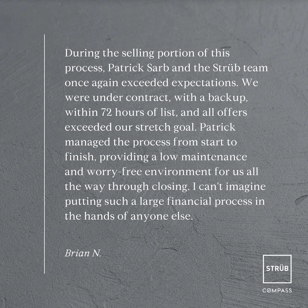 Trusting someone with such a major process as buying and selling is a huge leap of faith, so I do everything to make sure my clients feel confident they've made the right decision in choosing me as their representative. Thank you so much, Brian, for 