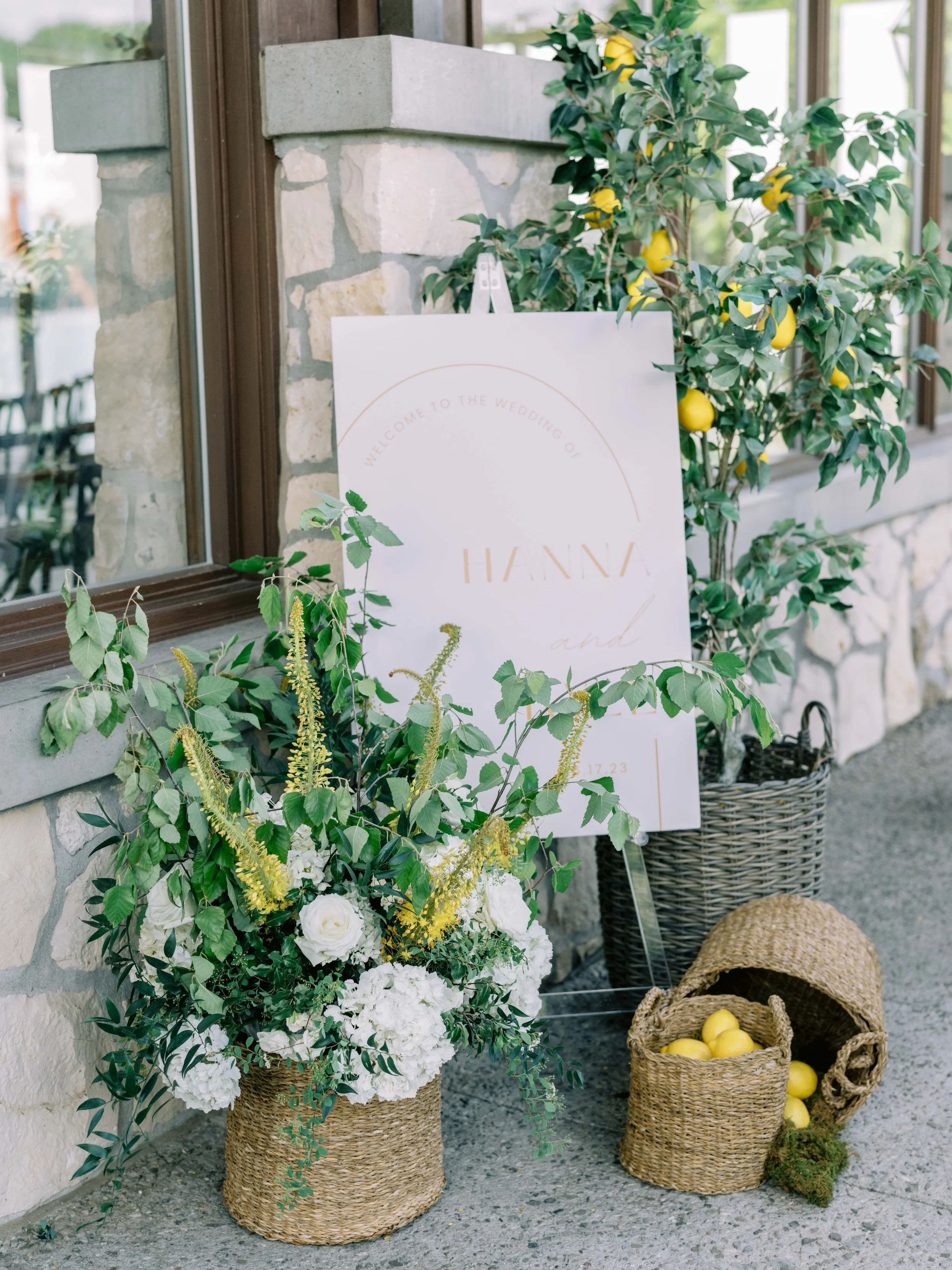Hamilton Wedding Florist, Cambridge Mill Wedding, italian Inspired Wedding, Wedding Flowers, Wedding Florals, Yellow + white wedding flowers, Wedding Inspiration
