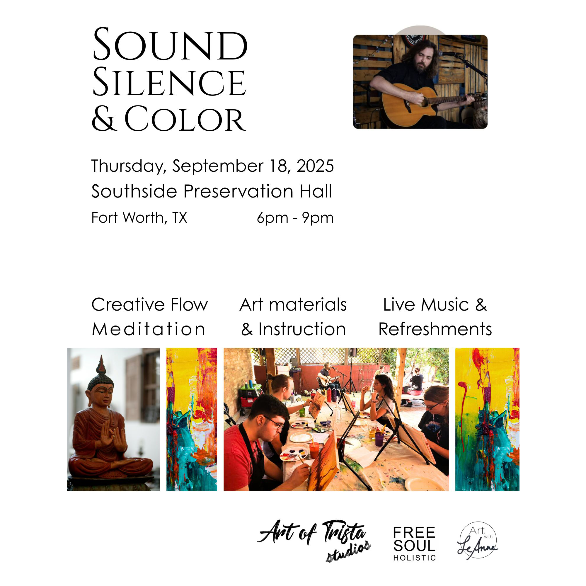 Sound, Silence & Color : A Meditative Art & Music Event