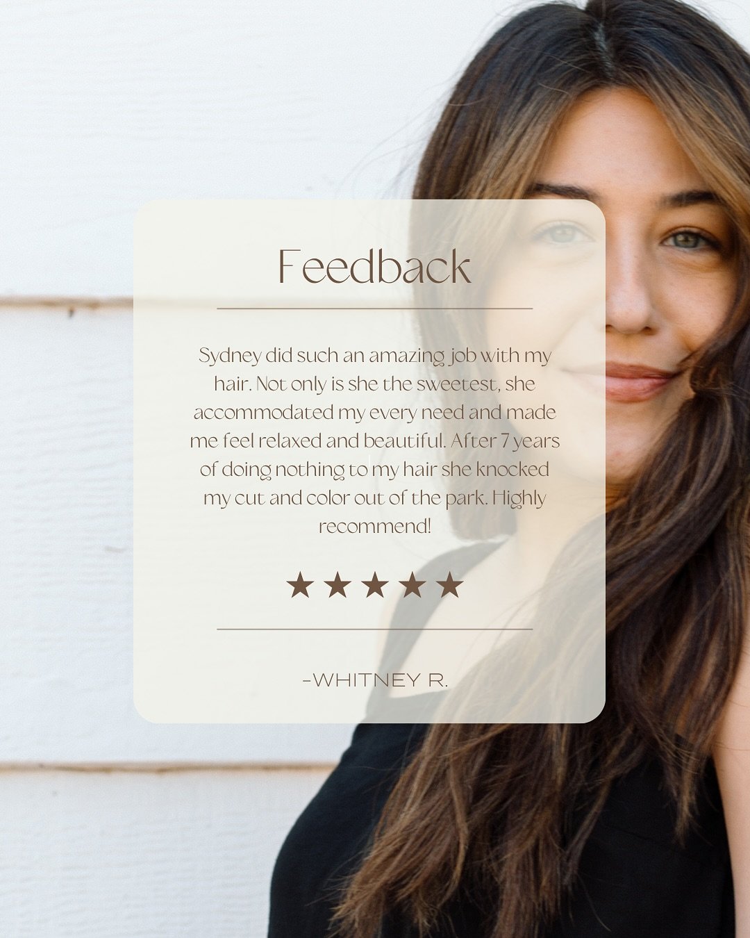 SYDNEY &bull; What her guests are saying. ⚡️
-&gt; mesasalontulsa.com to get on her schedule. 
Tulsa Stylist | Tulsa Salon | Mesa Salon Tulsa