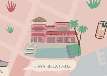 Can&rsquo;t beat our location! 
Check out our customized map with local La Cruz landmarks 

📍 @casa.bellacruz 
📍 @la_ballena_blanca 
📍 @octava.cafe 
📍 @tacos.on.the.street 
📍 @marinarivieranayarit 
📍 @lapeskarestaurant