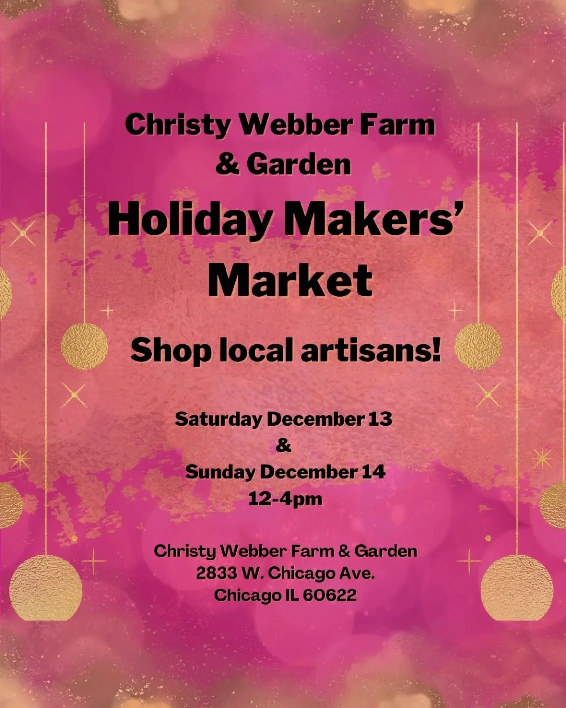 Looking for a unique gift?  Come to our local MAKER'S MARKET from NOON - 4:00pm on December 13th &amp; 14th!  Local artists, artisans and curators will be tabling throughout the store including:

@otherwise.art 
@_salix._ 
@_line.____ 
@blessasoaps 
