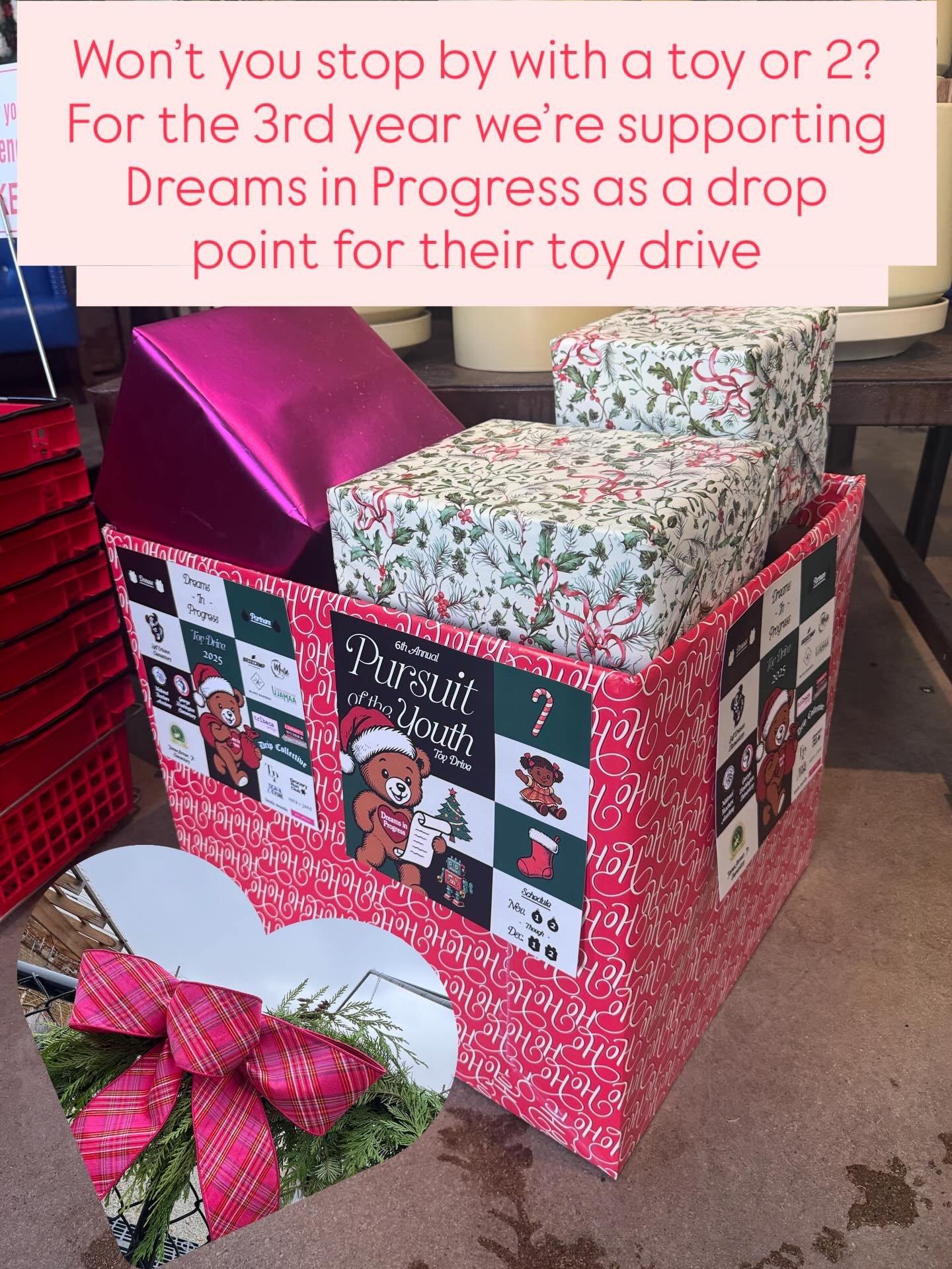 Help us support @DreamsInProgressInc in sparking creativity through the joy of gifting and play. 🎁
Now through Dec. 12, we&rsquo;re collecting toys for Chicago Public Schools students across the West and South Side communities.
Join us as we bring h