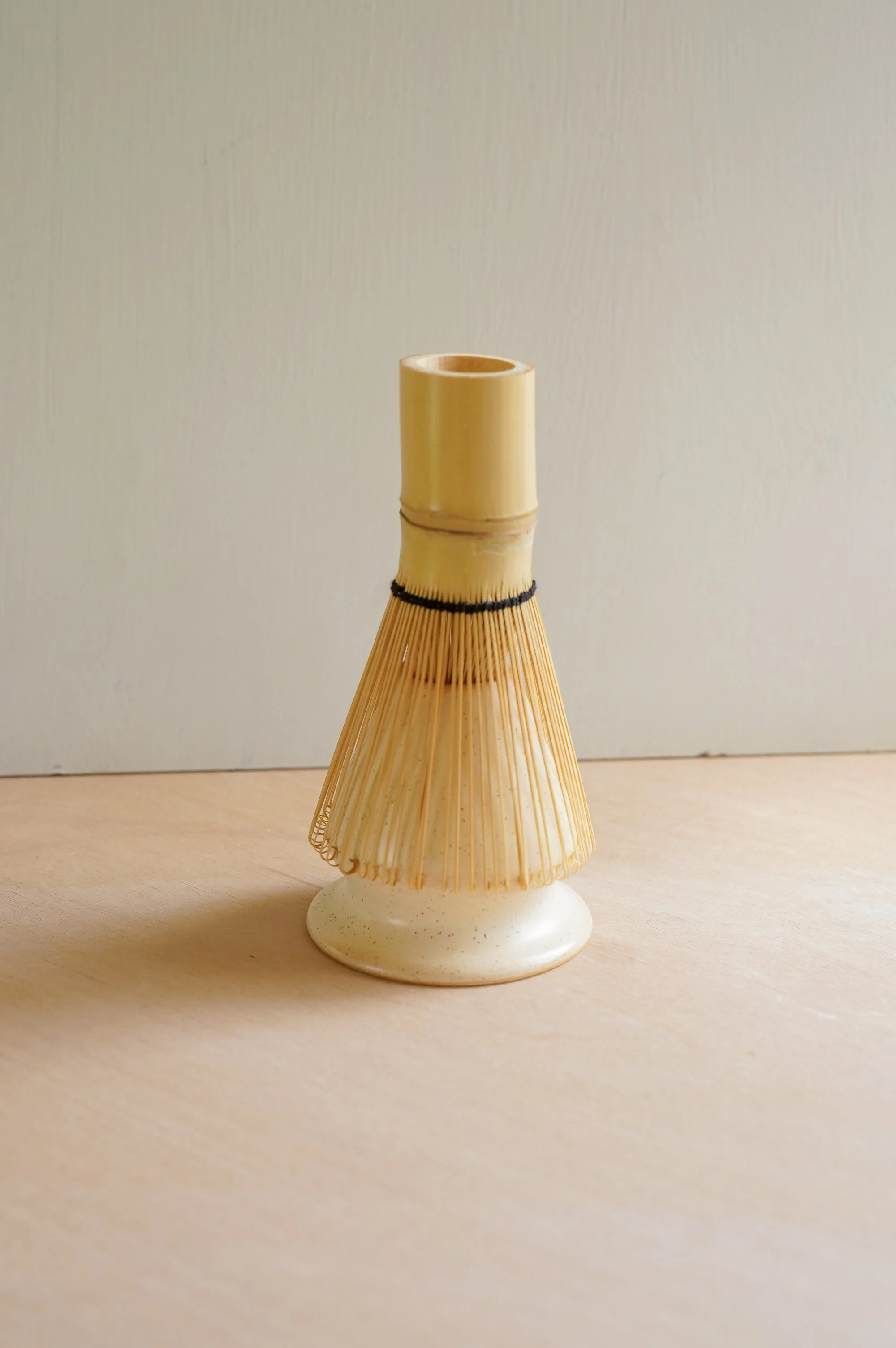 Cream Matcha Whisk Holder