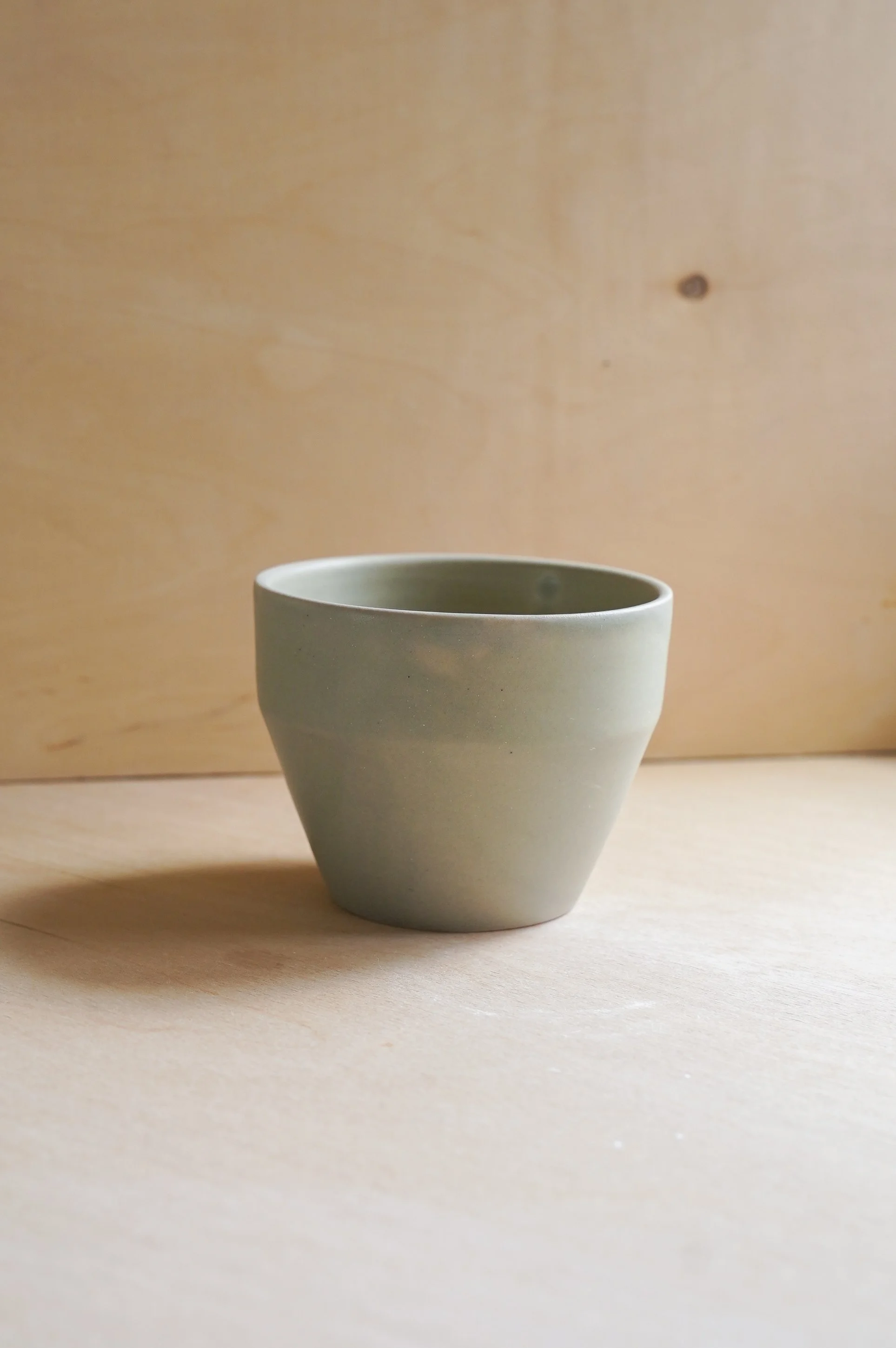 Sage Angled Cappuccino Cup
