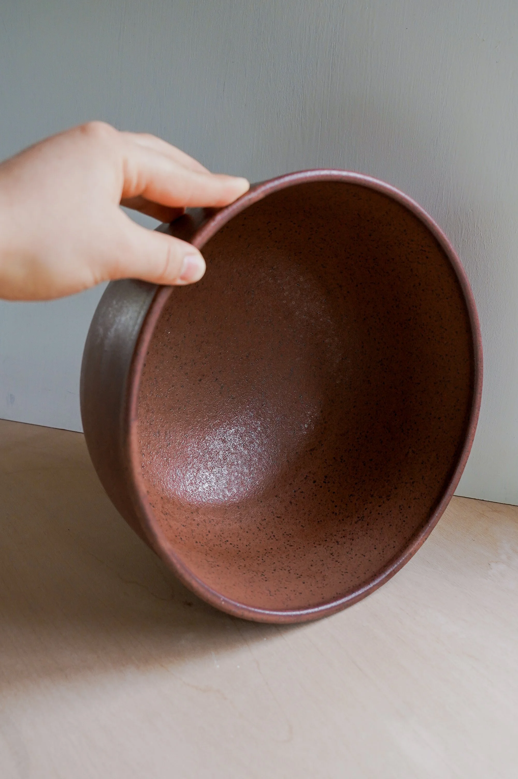 Speckled Brick Mixing Bowl