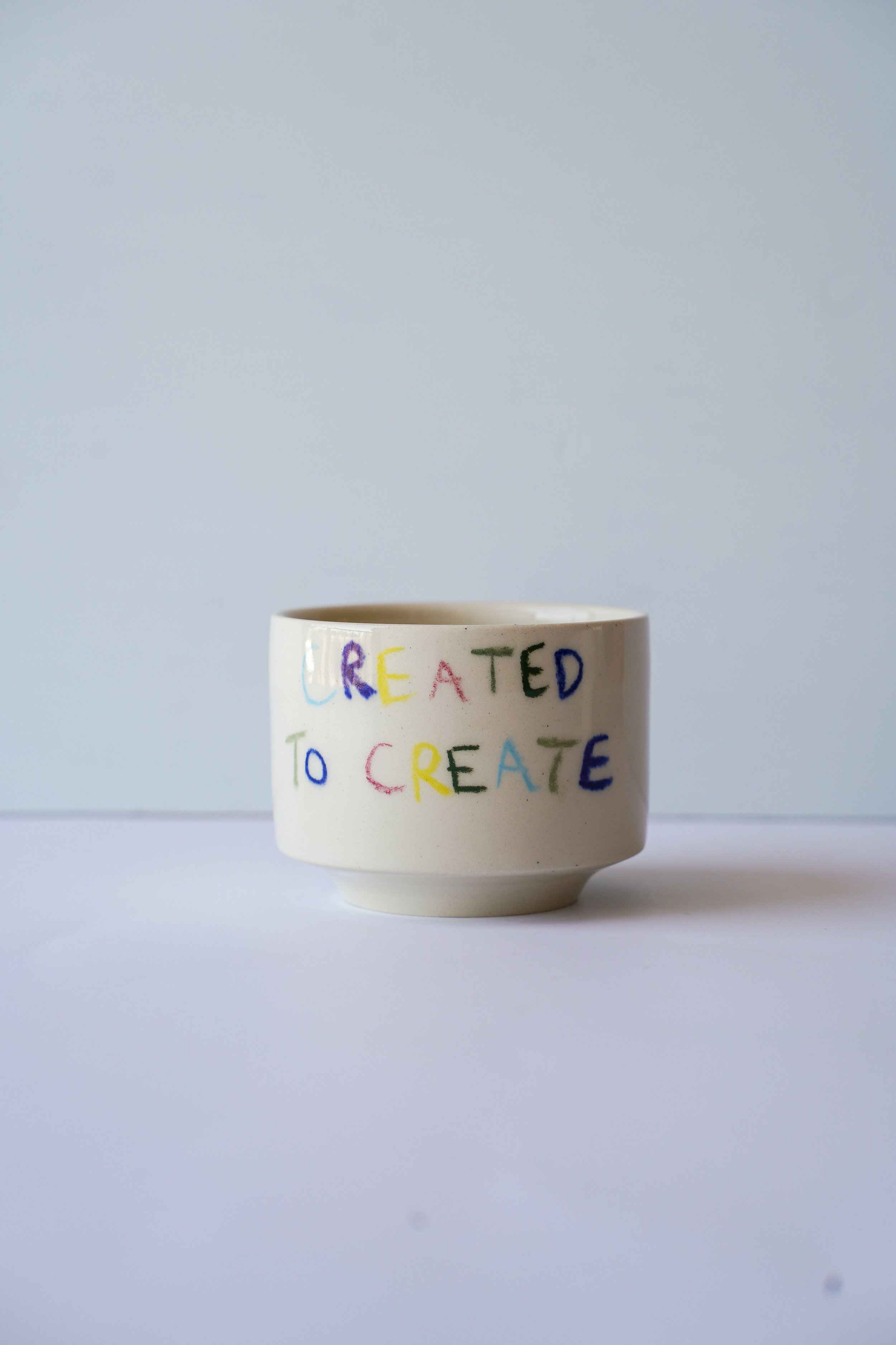 Created to Create Cappuccino Cup