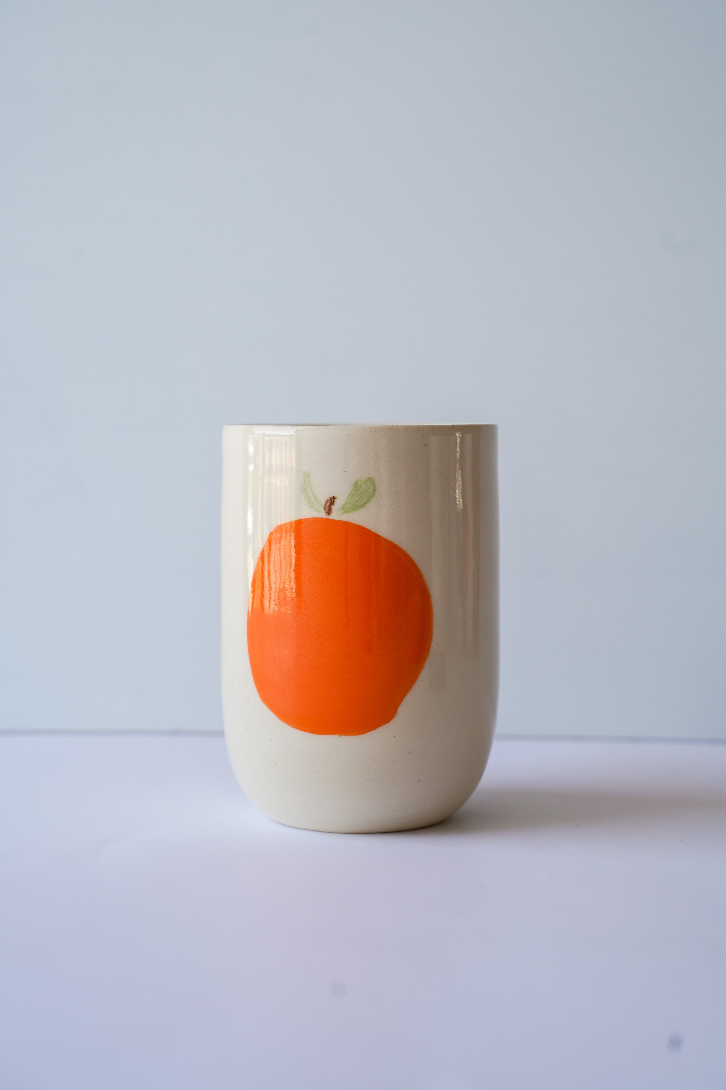Big Orange Round Cup