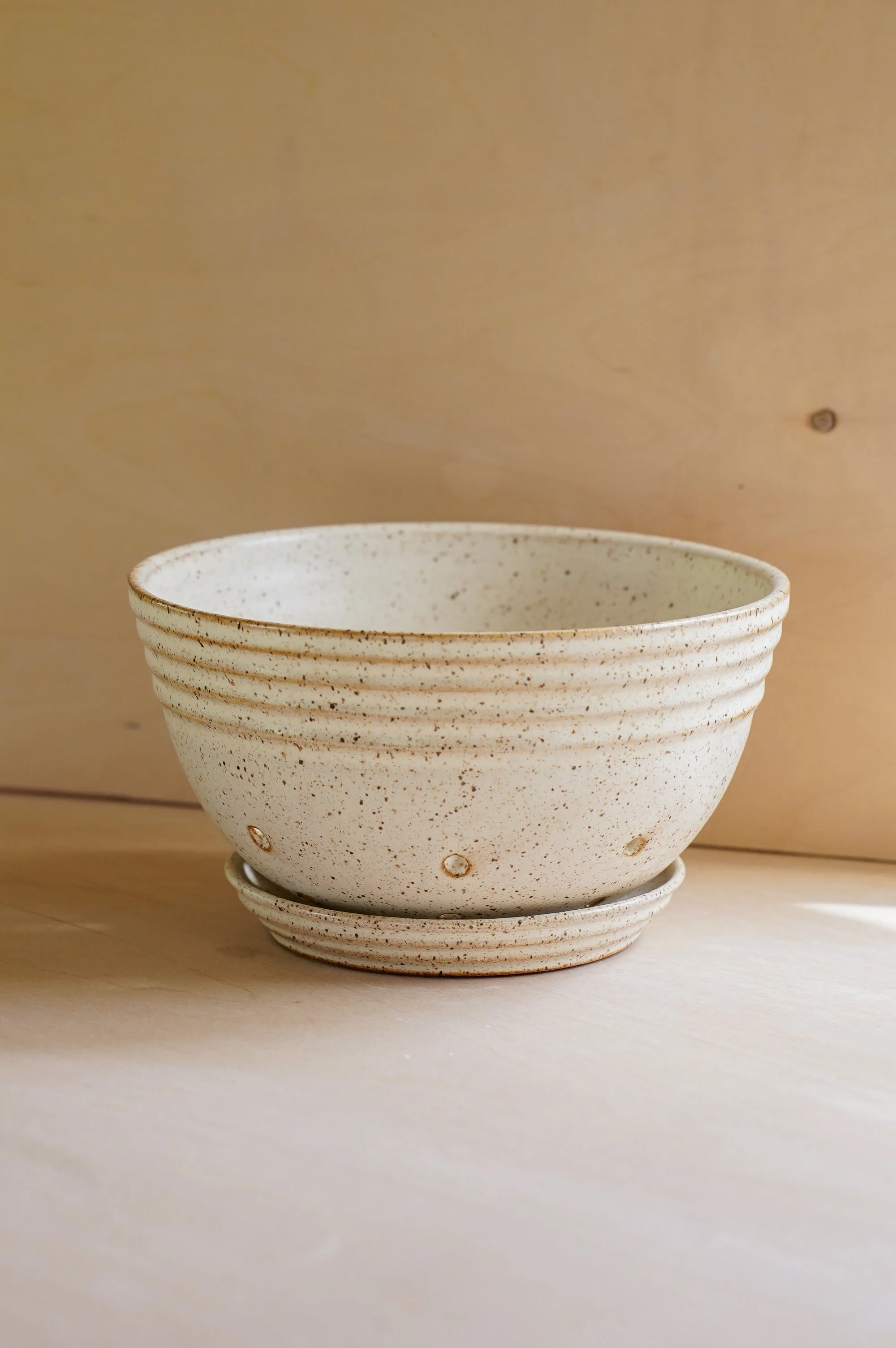 Speckled Cream Berry Bowl