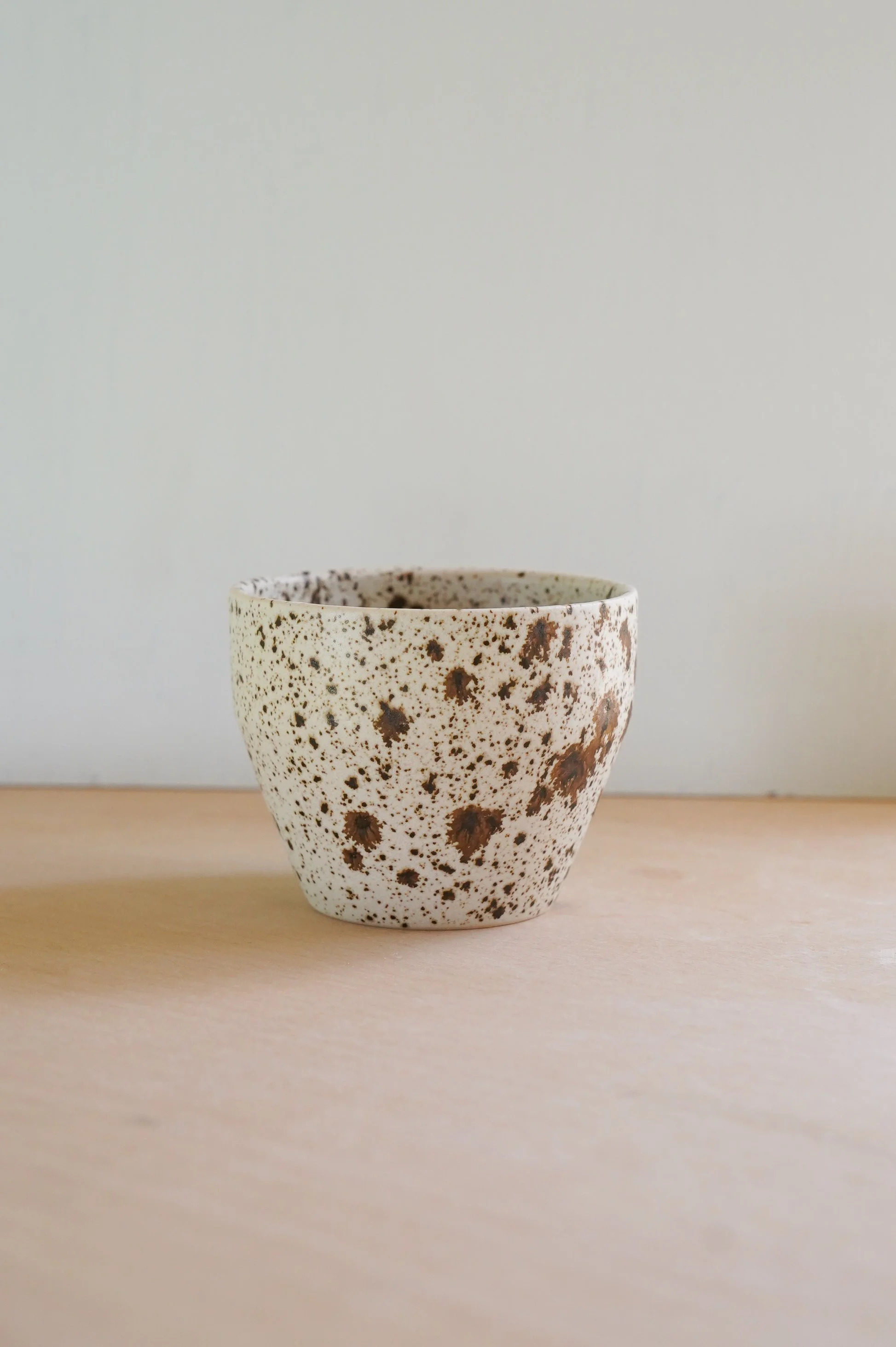 Splatter Angled Cappuccino Cup