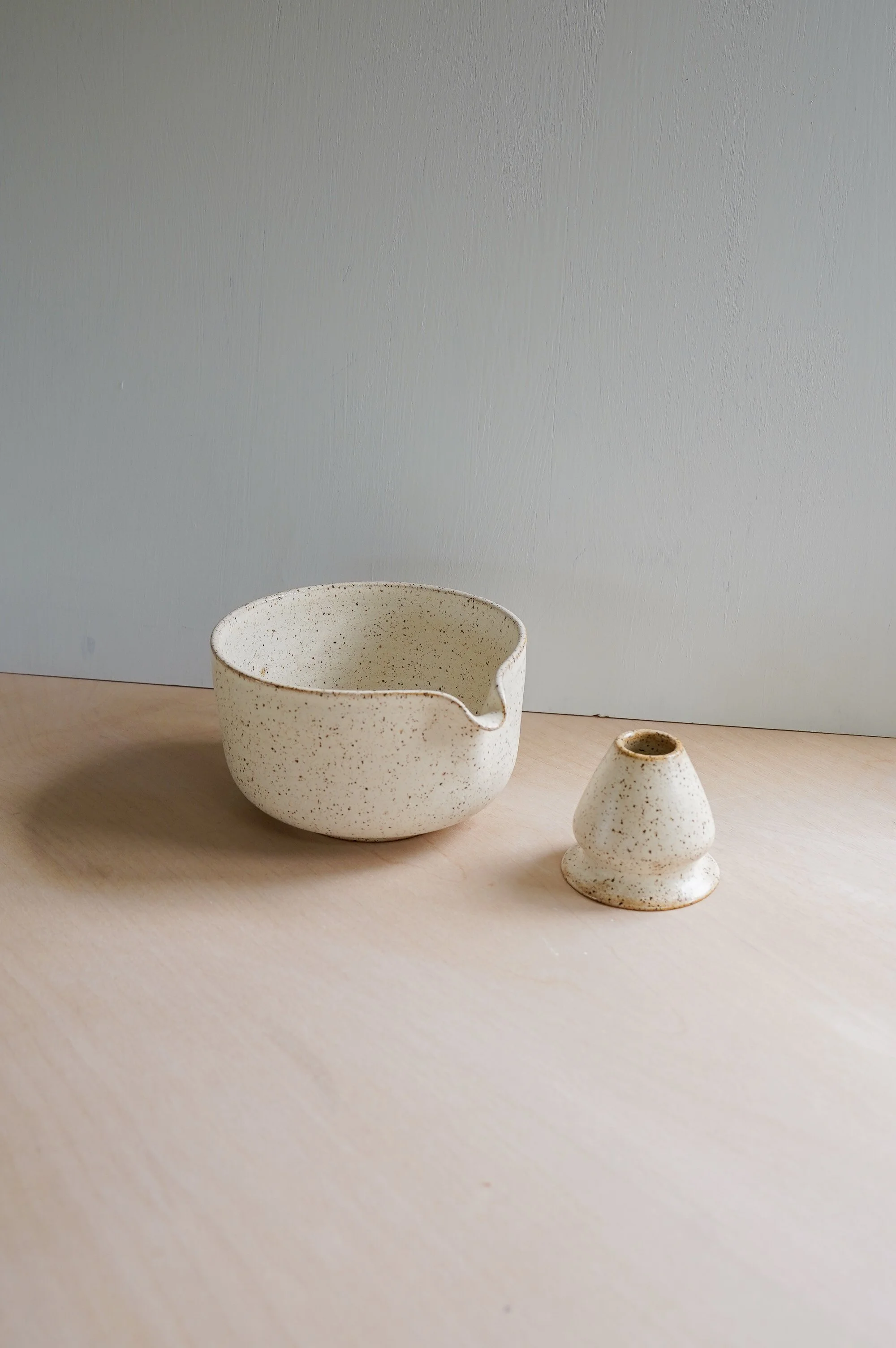 Speckled Matcha Bowl