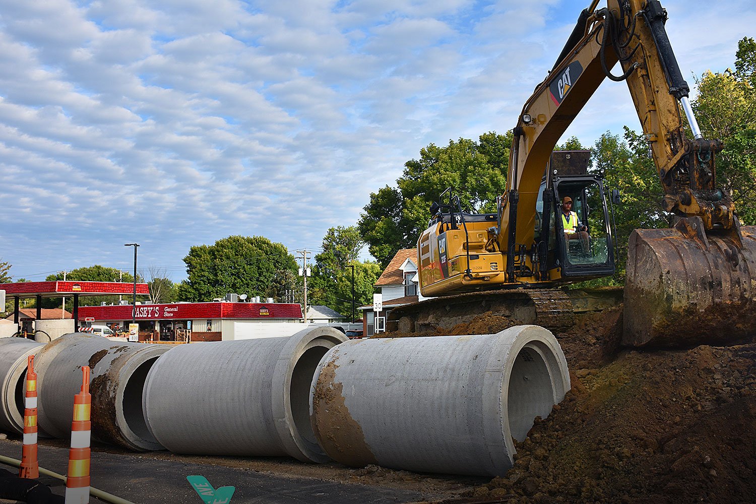 Sections of Main Sewer Line