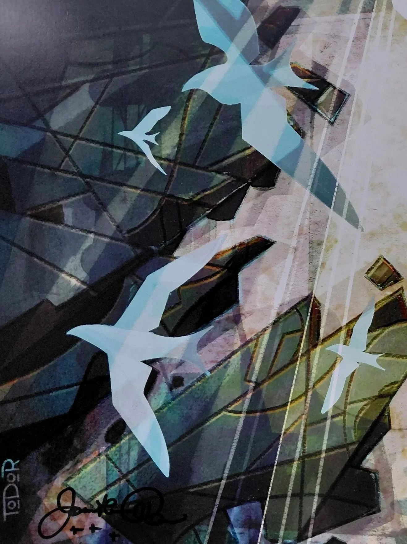 Flight to Glory poster SIGNED by Jonathan Roumie