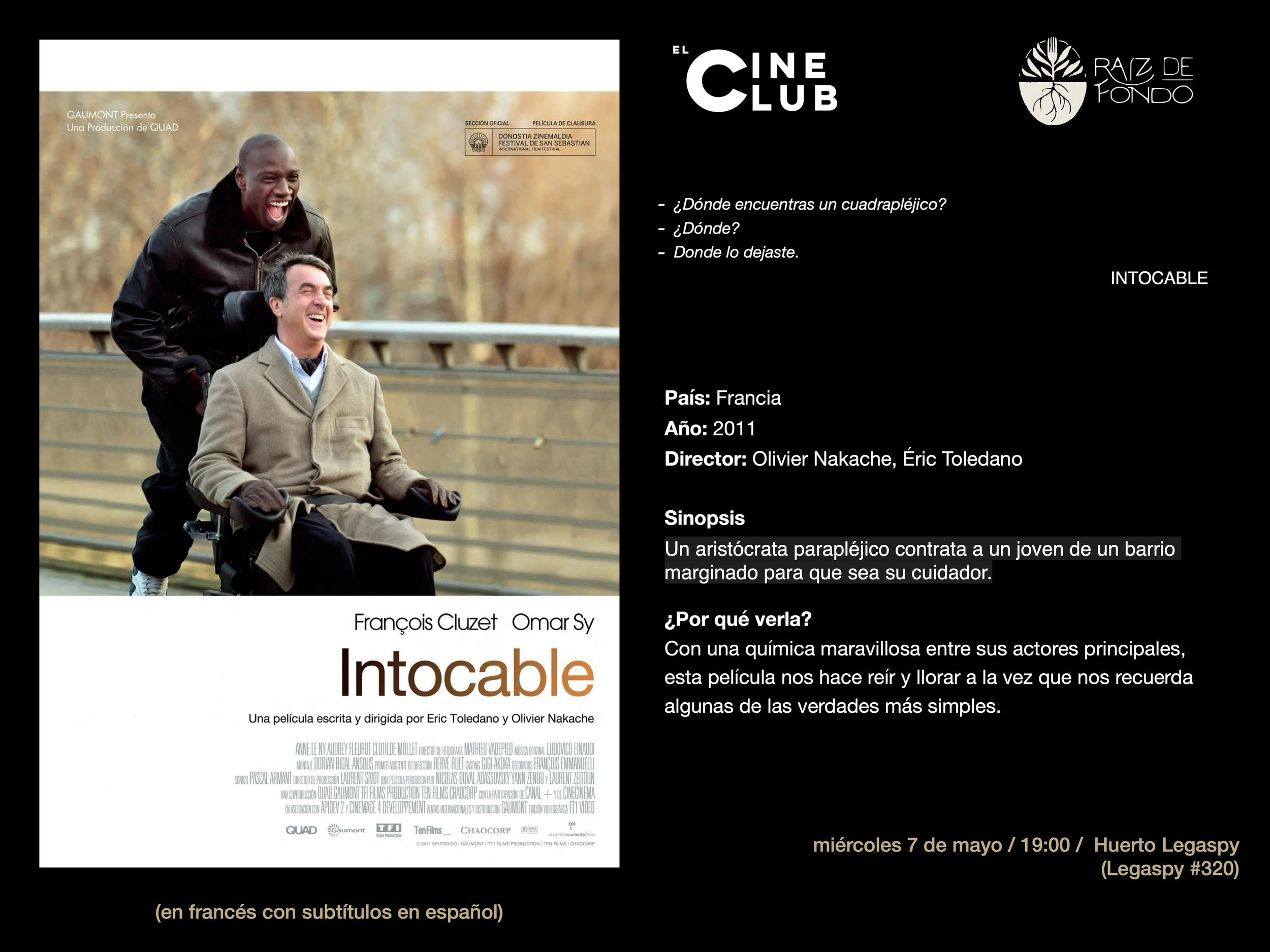 CINE CLUB EN EL HUERTO