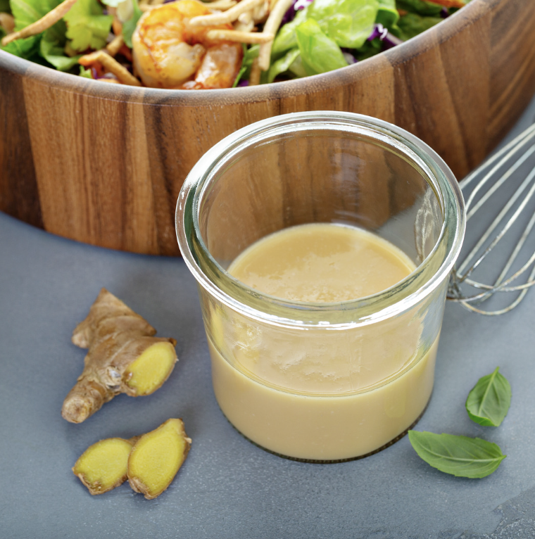 Salsa de cacahuate y jengibre