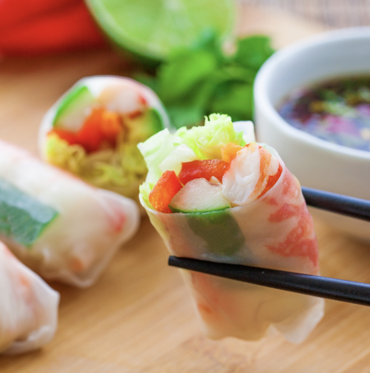 Rollitos de papel arroz 
