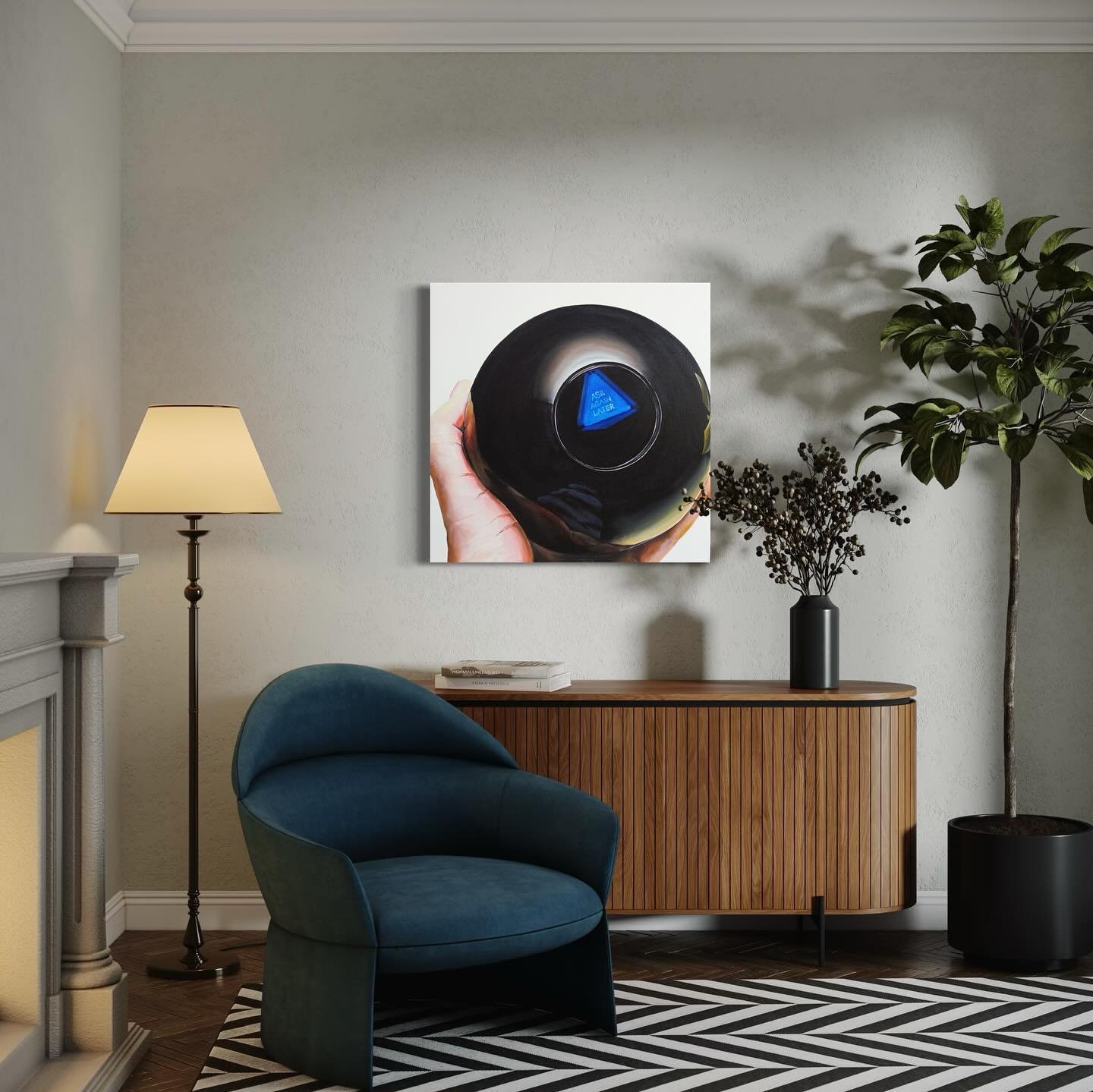 Ask Again Later 
available @countycreativegallery 

#retro #nostalgia #magic8ball  #askagainlater #gallery #galleryart #artgallery #realism #hyperrealism #hyperrealistic #realismartist #artwork #originalart #artforyourhome #artcollector #artcurator #