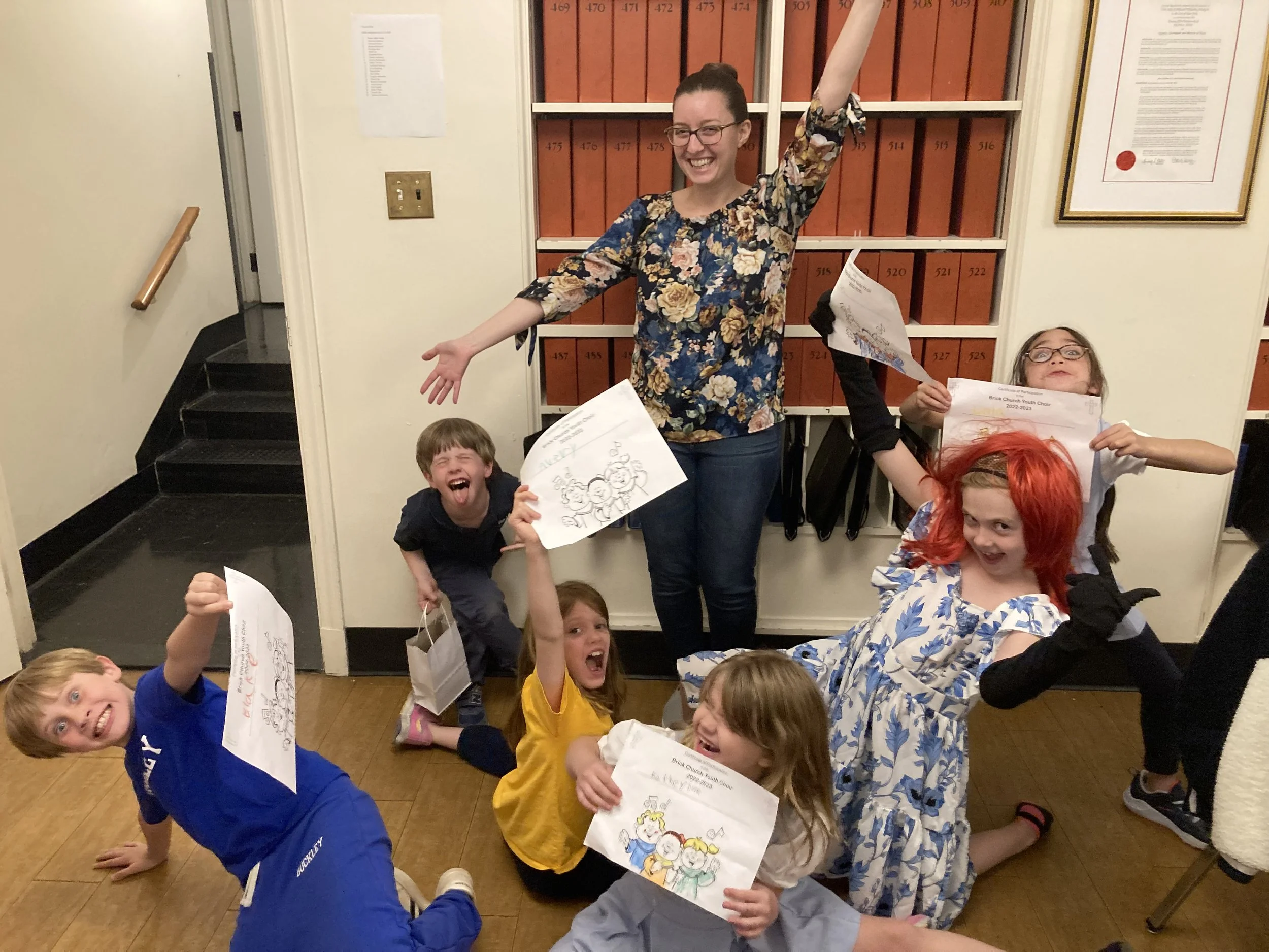 St. Cecilia Choir. Brick Youth Choir Rehearsal. The Brick Presbyterian Church. New York, NY.
