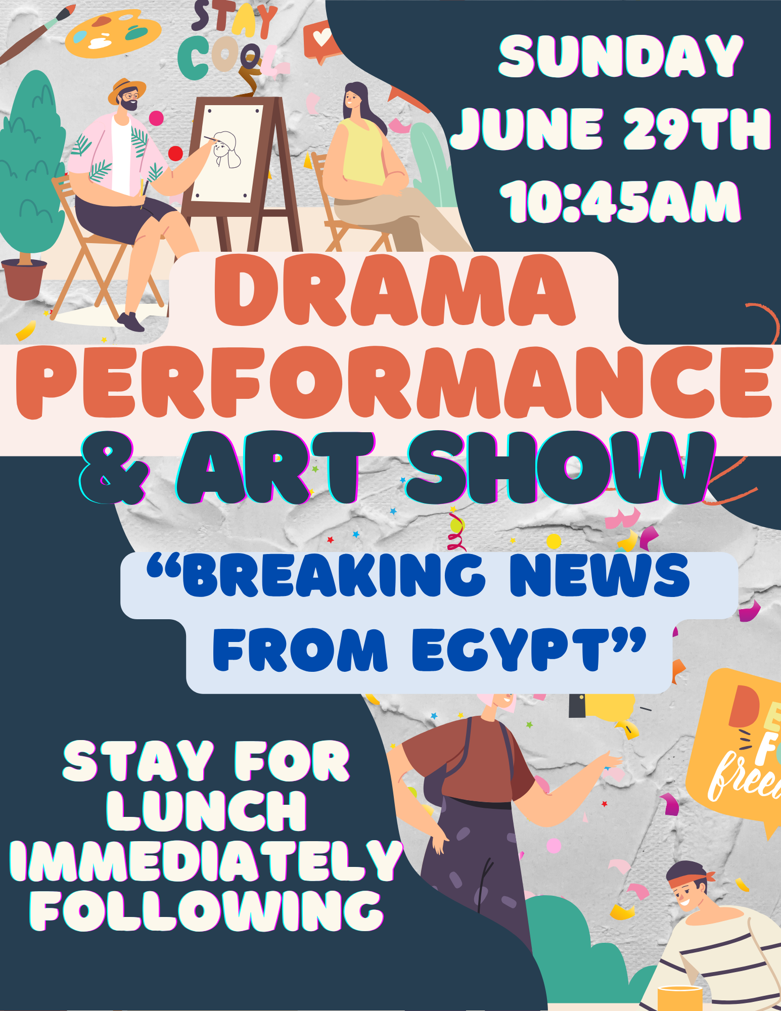 Drama Performance & Art Show!