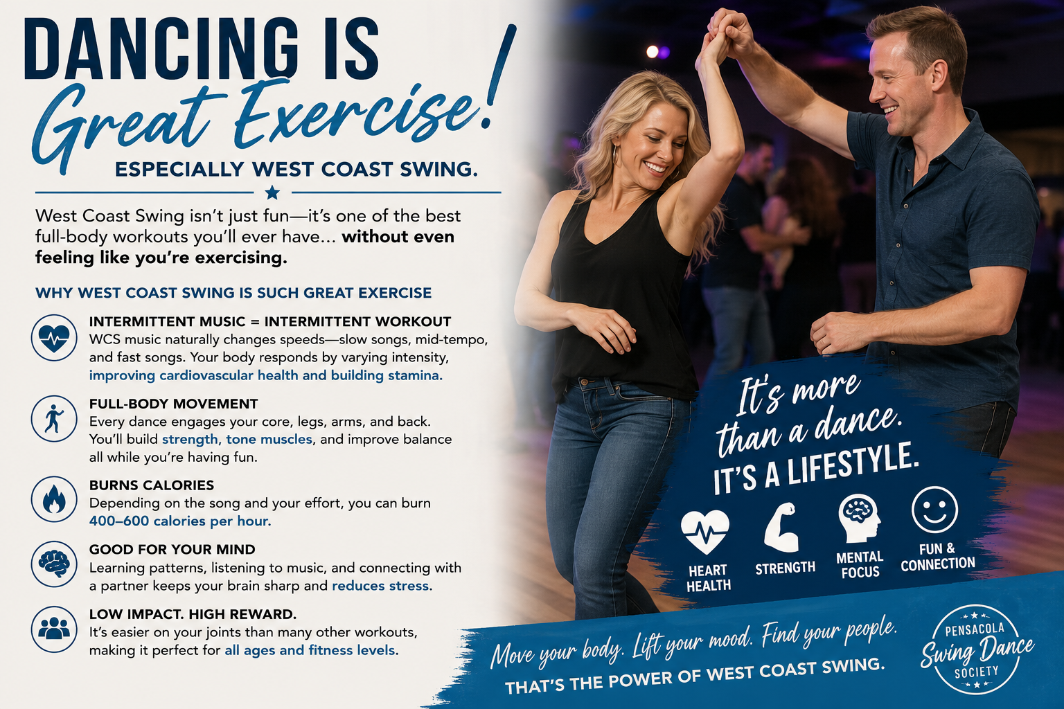 # Dancing Is Great Exercise—Especially West Coast Swing 