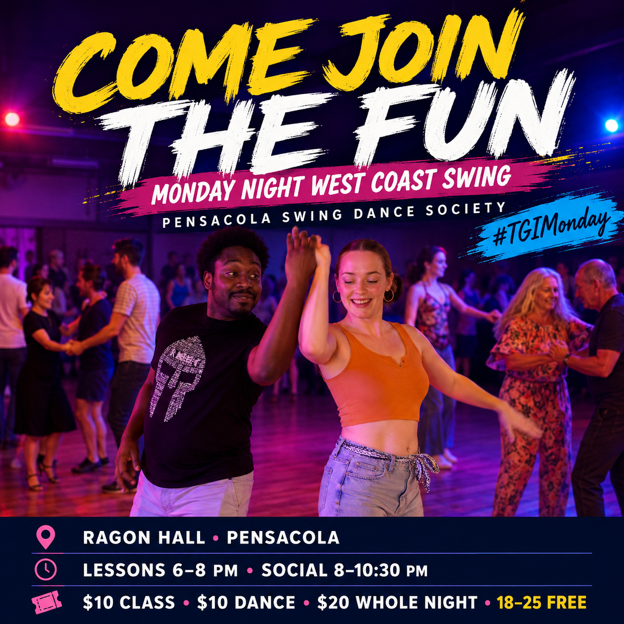 Things to Do in Pensacola on a Monday Night