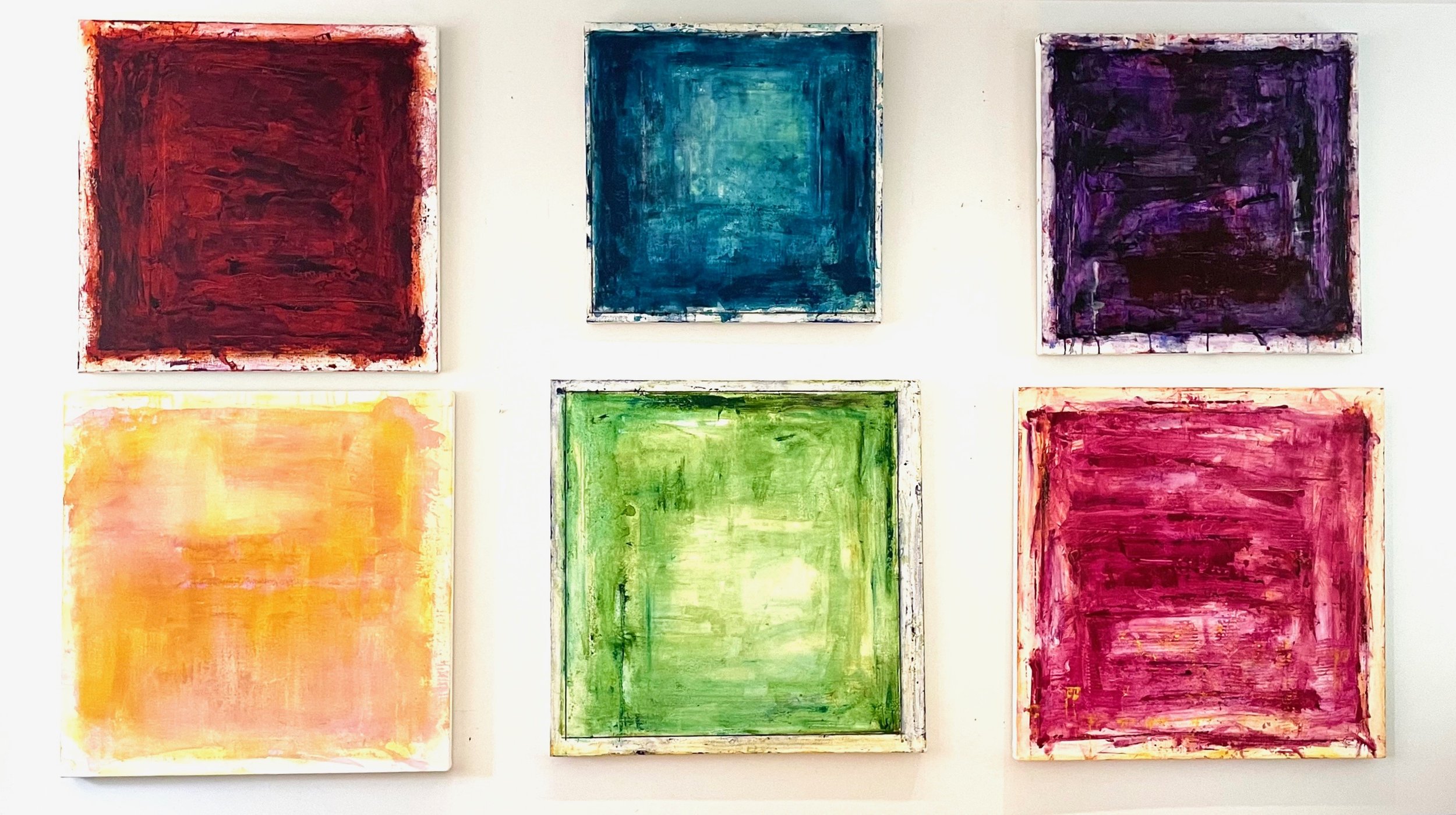 6  26 x 26” to 30 x 30” color squares, 2025-2026