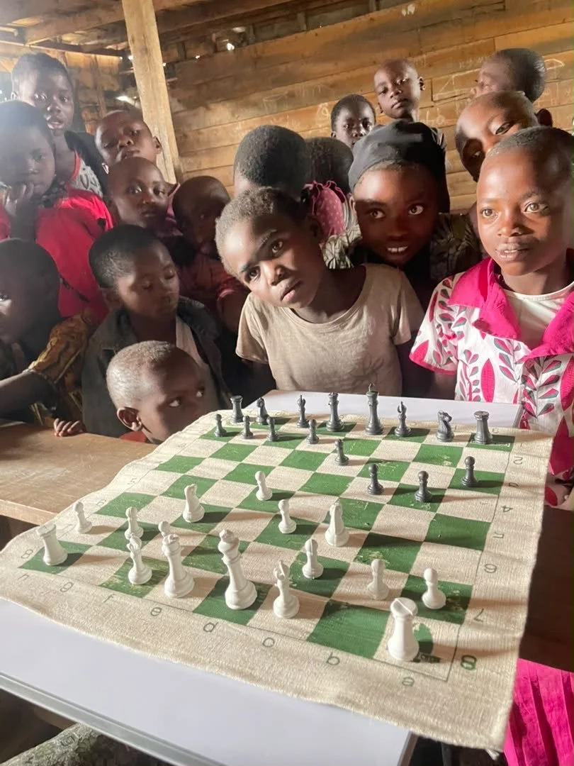 The Gift of Chess Launches Plastic Waste Recycled Chess Set Manufacturing in Goma, DRC