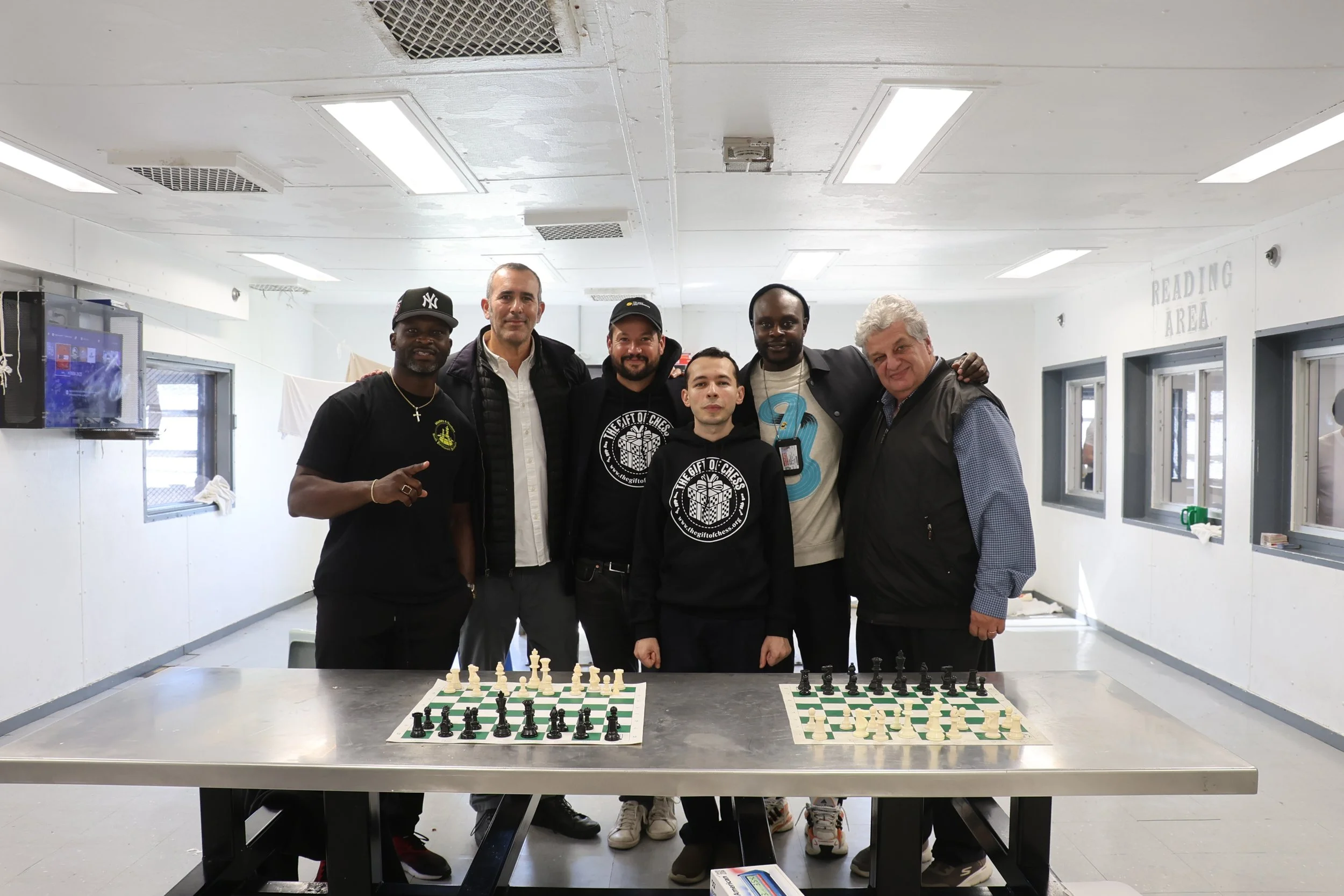 The Gift of Chess Alongside Masters and Mentors Tour Rikers Island