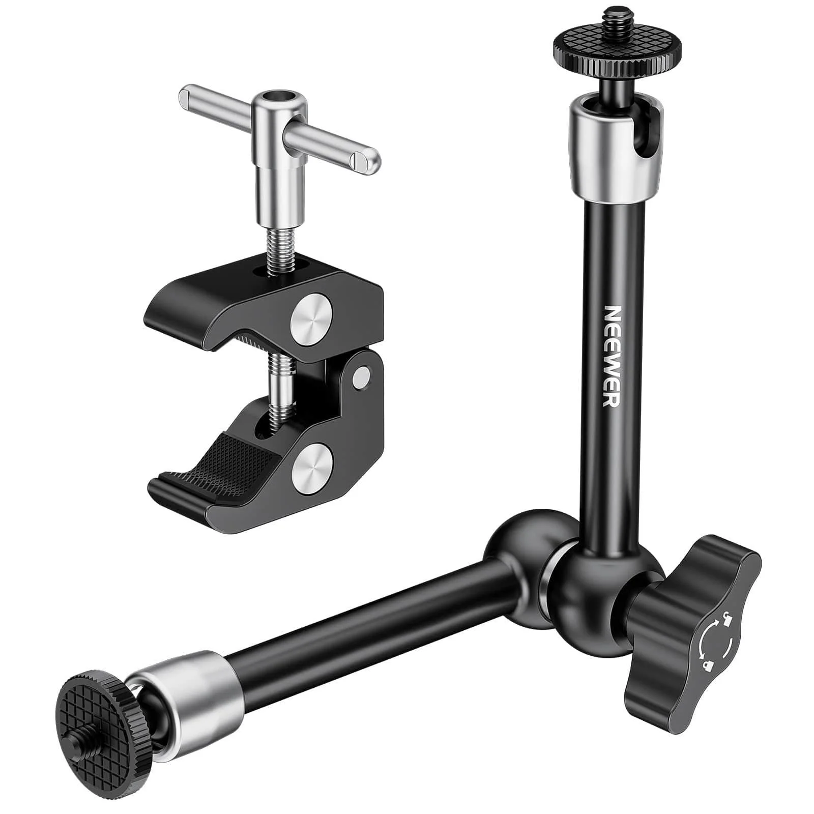 Neewer ST16C Articulating Magic Arm with Super Clamp (11")