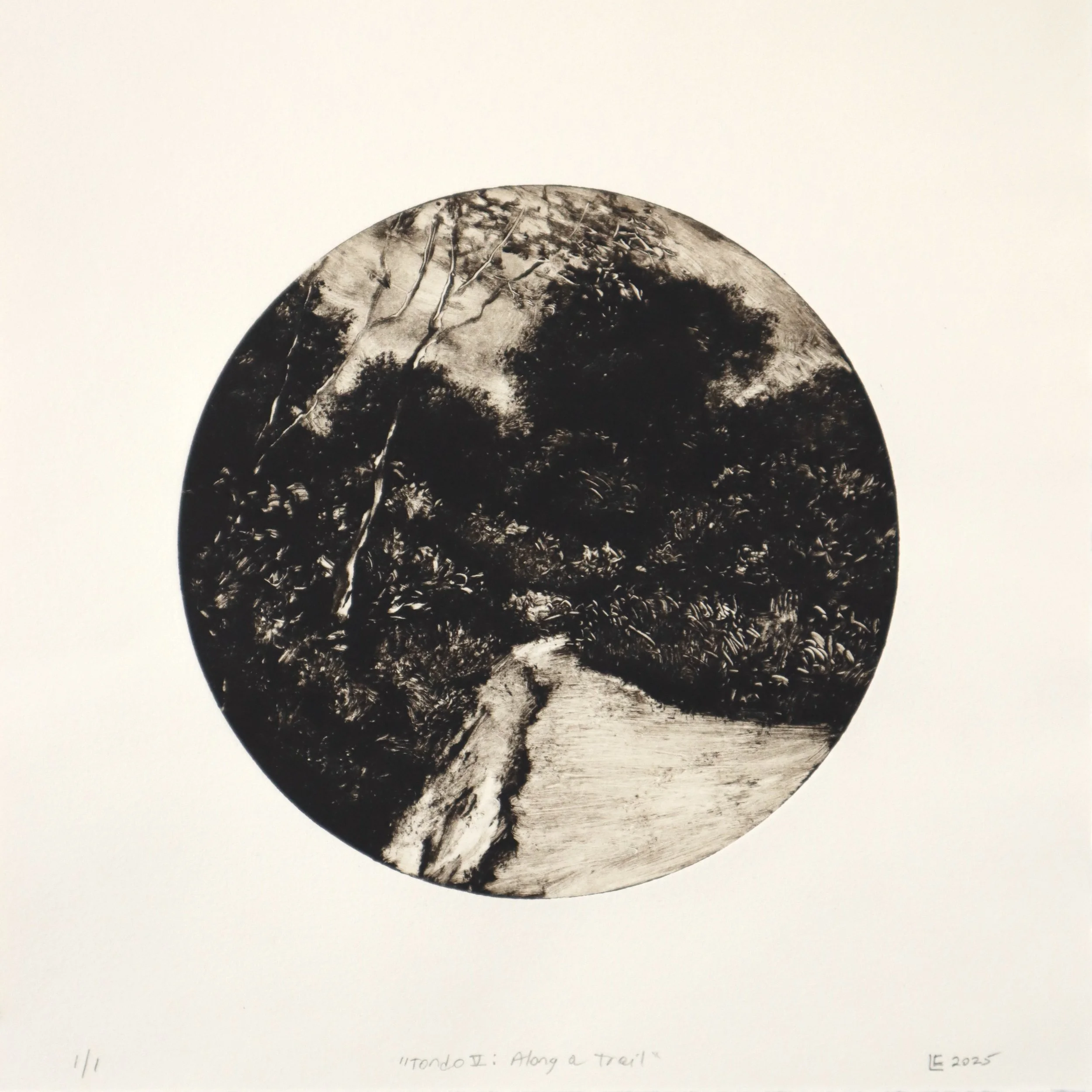 Tondo V: Along a Trail