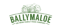 Ballymaloe logo with a green shamrock symbol.