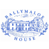 Bryan Mlymaloo House logo with a drawing of a house surrounded by trees, in blue color