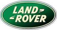 Land Rover oval logo with green background and white text