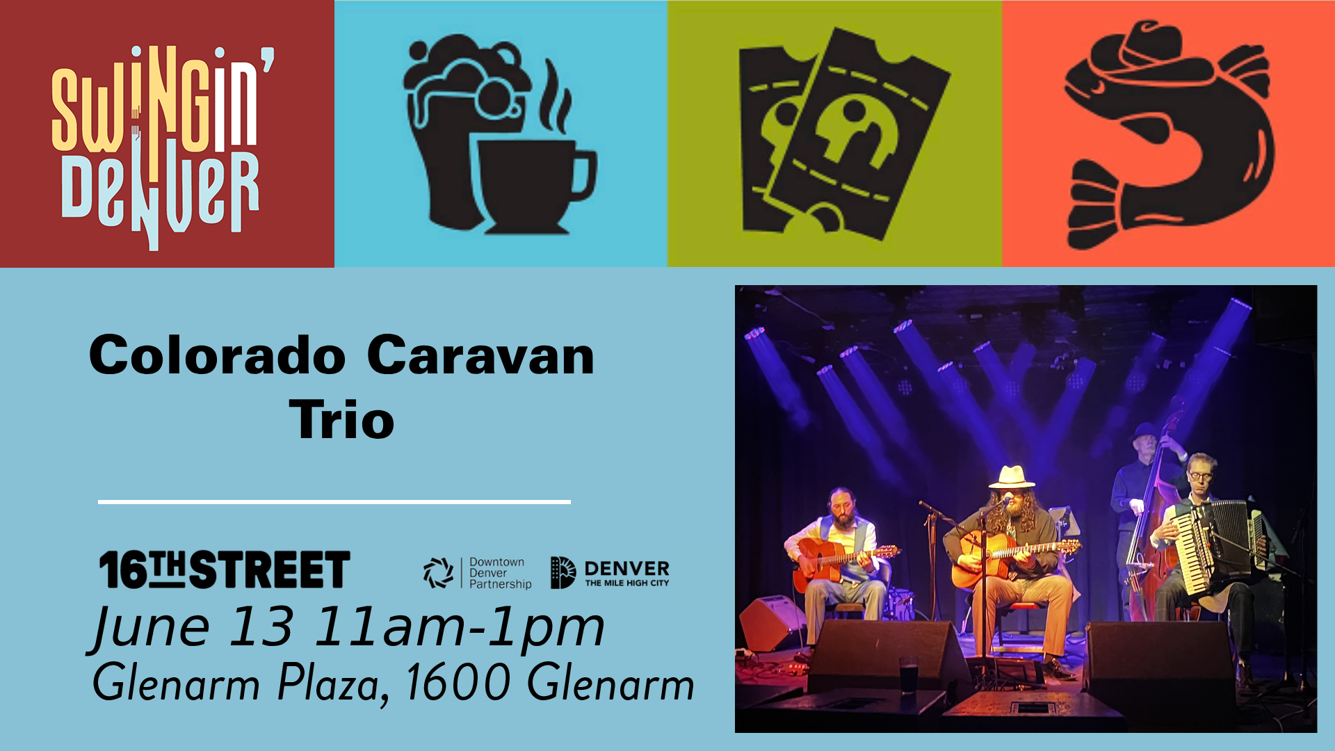 Colorado Caravan Trio on 16th Street