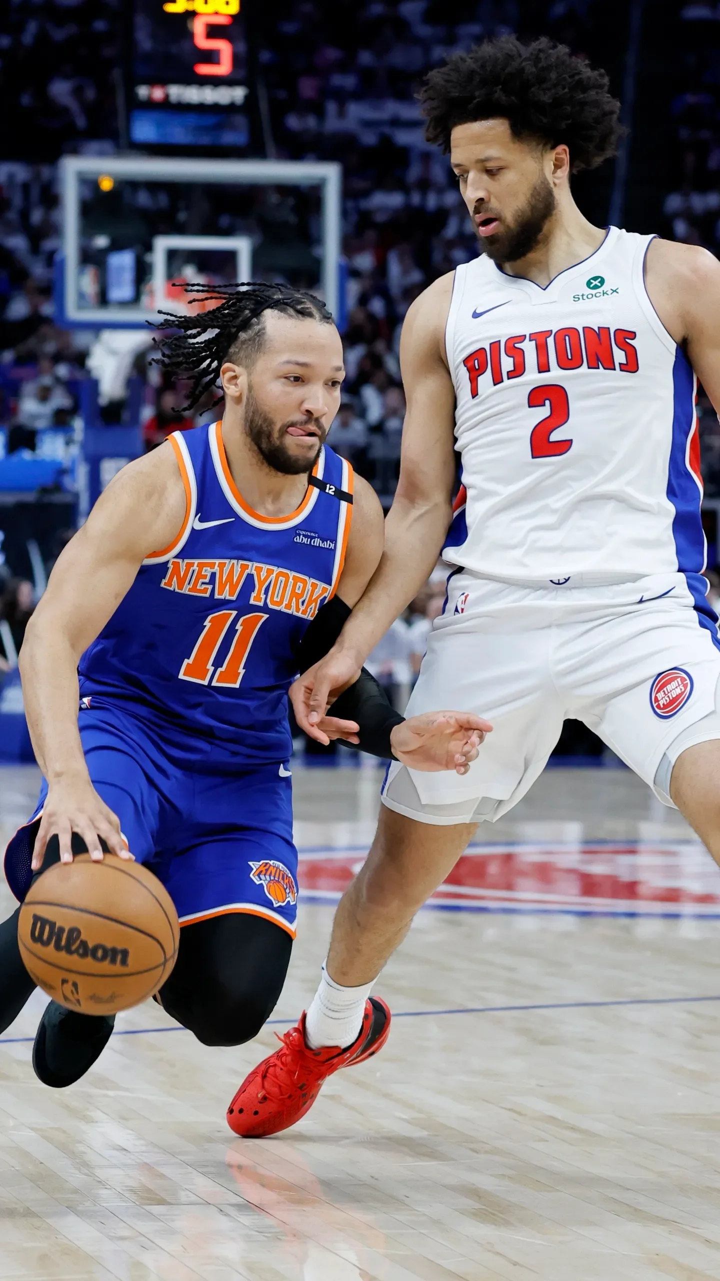 Cade Cunningham looking at some bitch