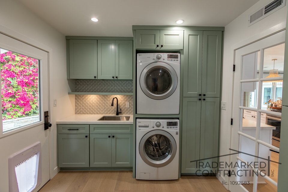 Laundry Room: Eastvale, A combo laundry pantry room.