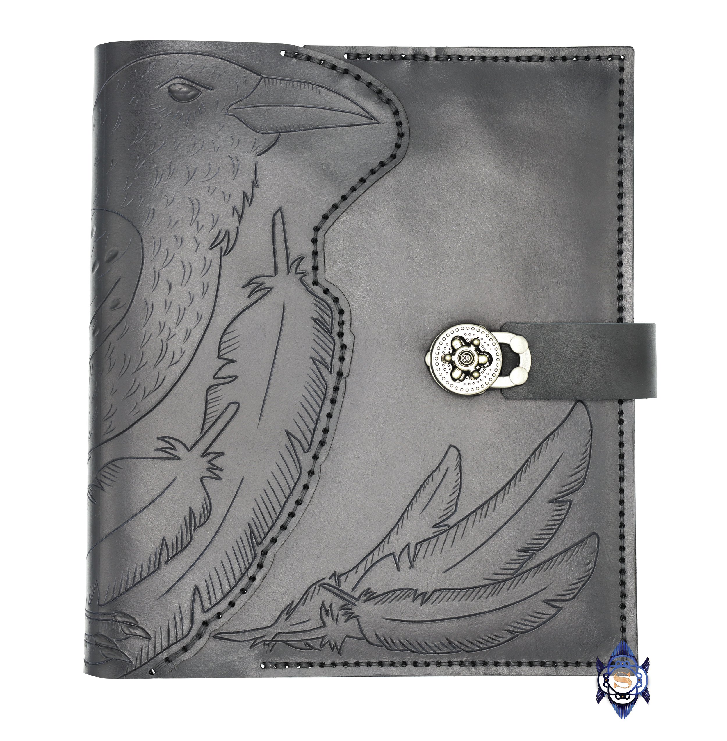 raven binder with lock and logo.jpg