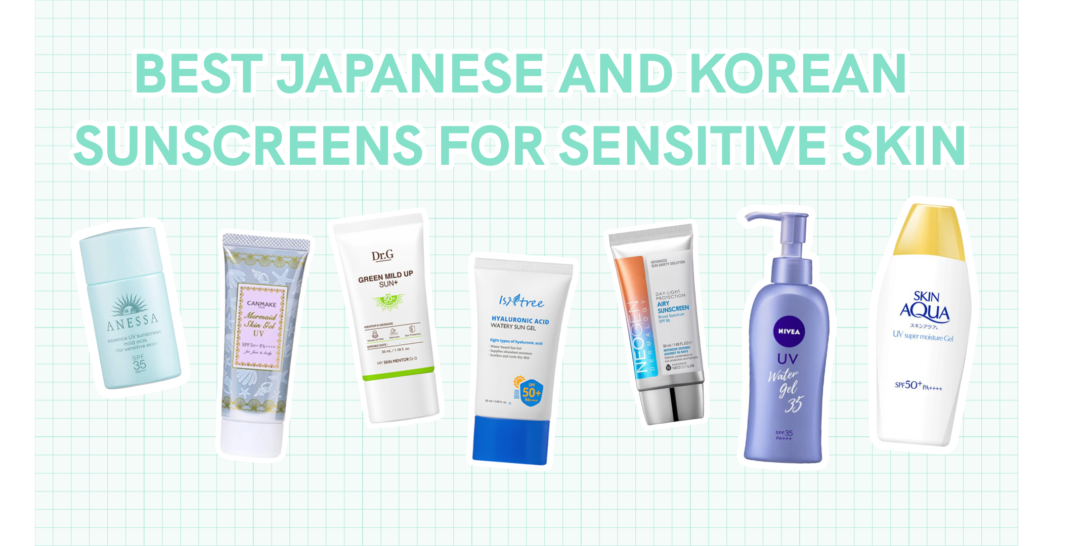Best Japanese and Korean Sunscreens for Sensitive Skin — ANNAYTIME