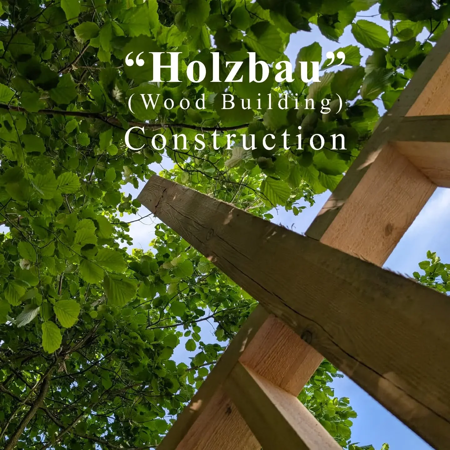 Light wood construction is one of the most sustainable ways to build. In Germany, it is called a "holzbau," or wood building. It reduces the upfront environmental footprint by sequestering CO2, requires minimal processing (especially becaus