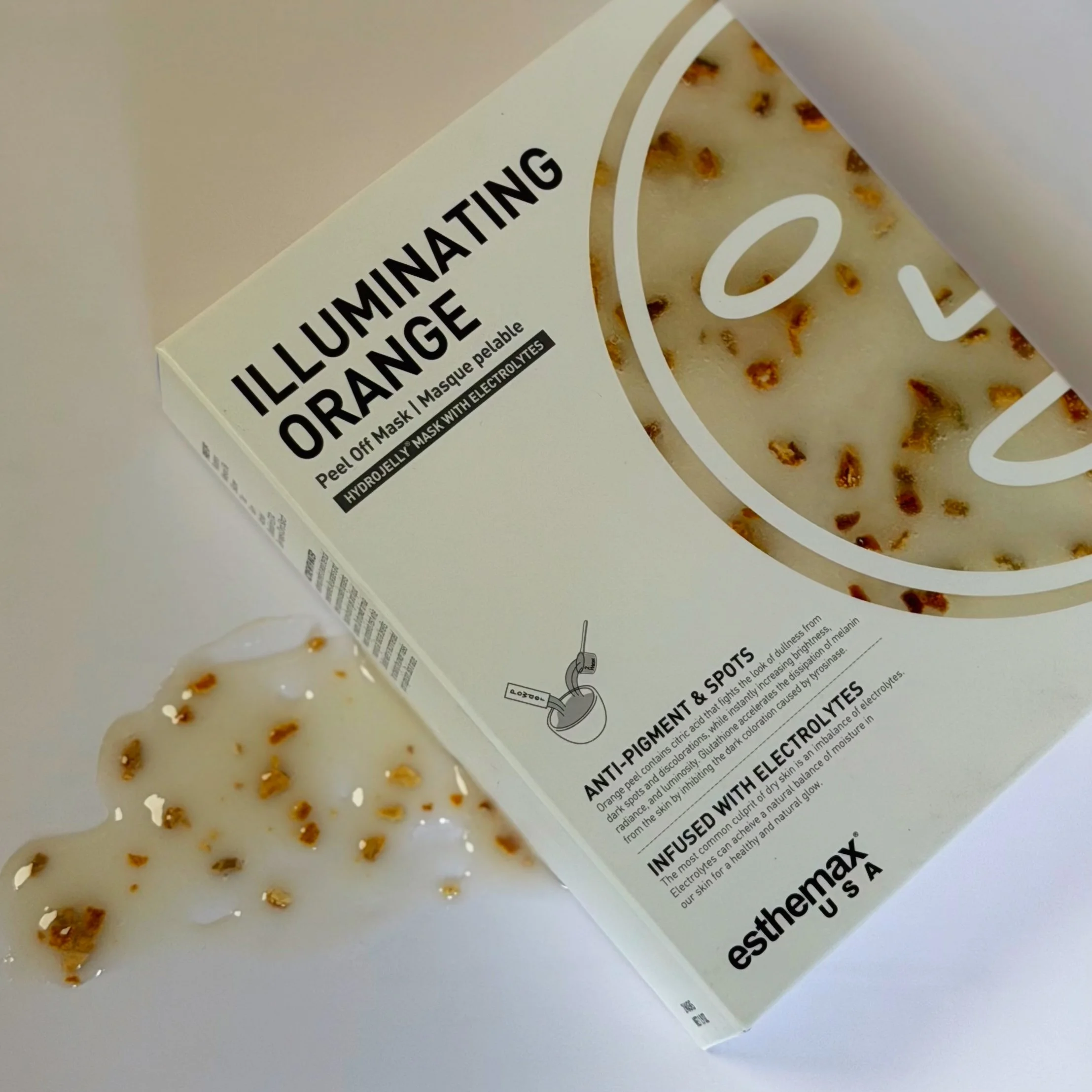 Illuminating Orange Anti-Pigment + Spots Hydrojelly® Peel-Off Jelly Mask Kit by Esthemax