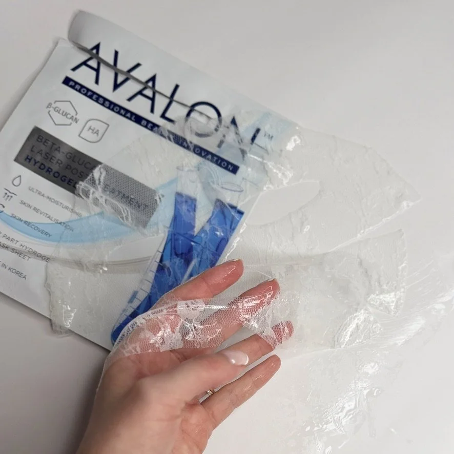 Beta-Glucan Post-Treatment Hydrogel Mask | Avalon