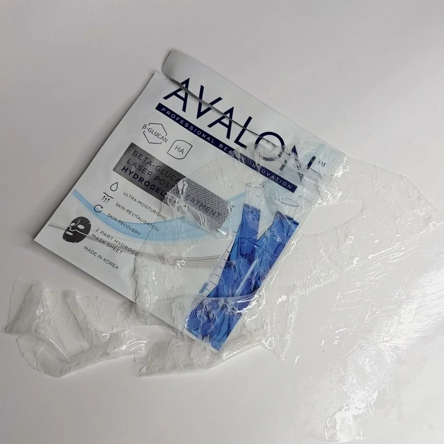 Avalon K-Beauty Beta-Glucan Laser Post-Treatment Hydrogel Mask.jpeg