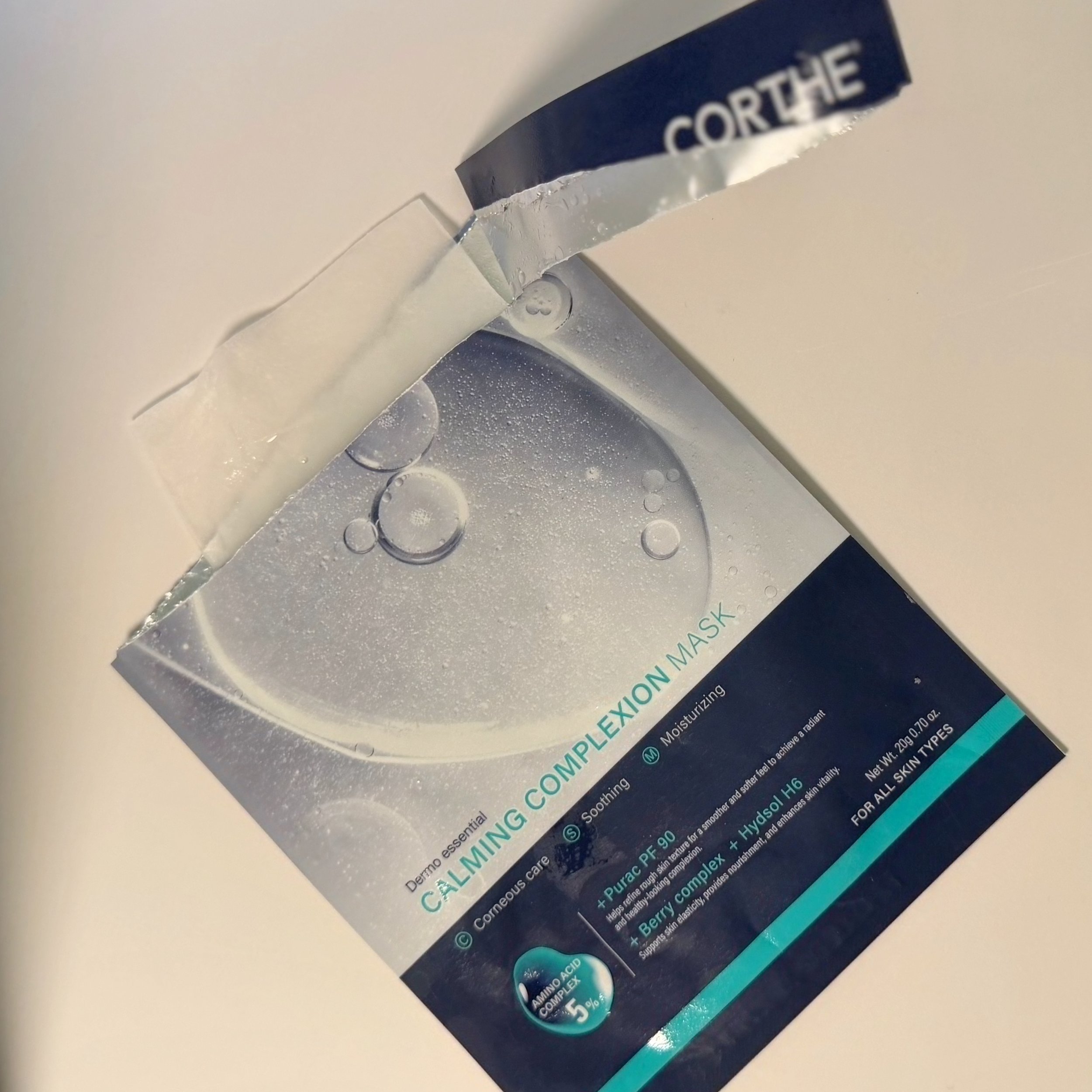 post facial sheet mask