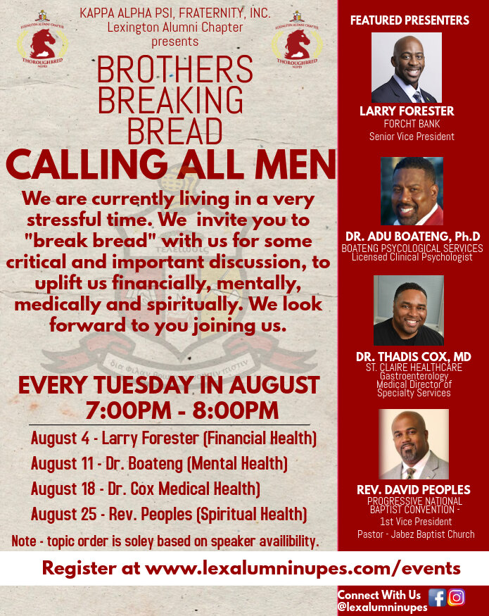 Brothers Breaking Bread - Medical Health
