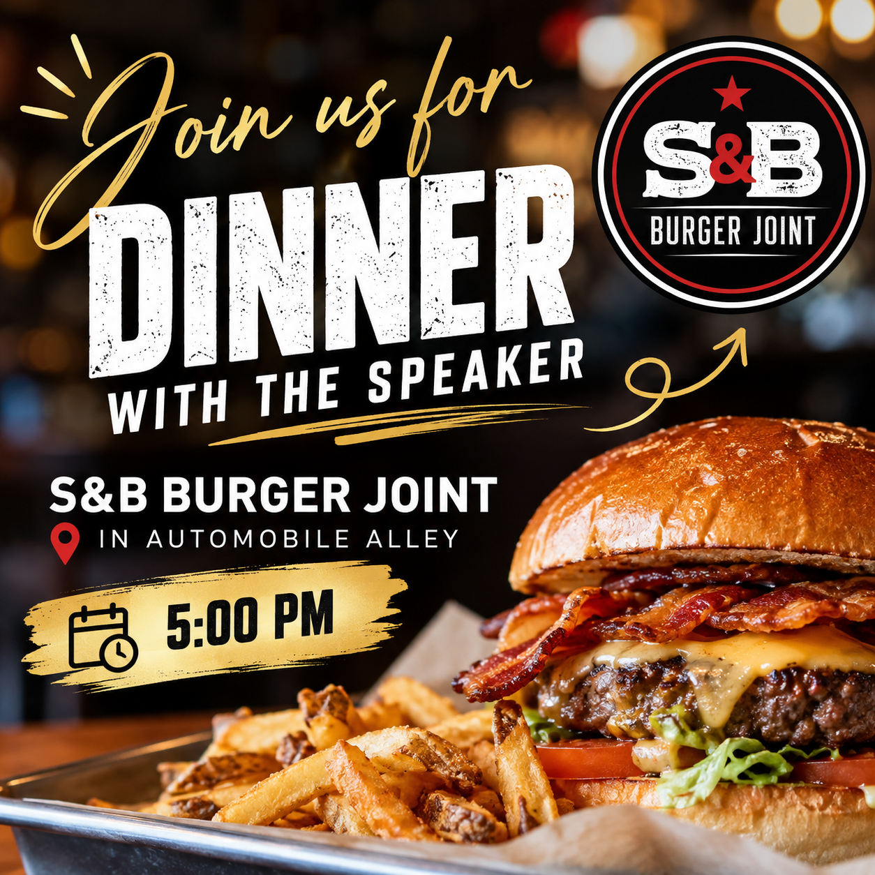 Dinner with the Speaker