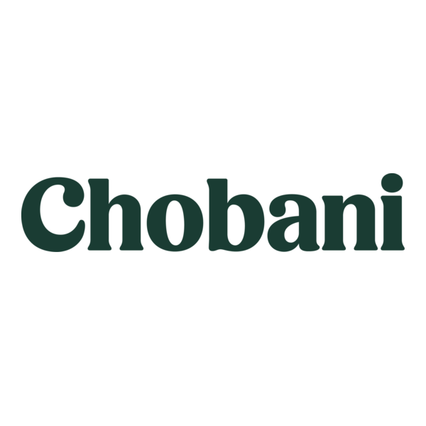 The word "Chobani" in large, bold font on a white background.