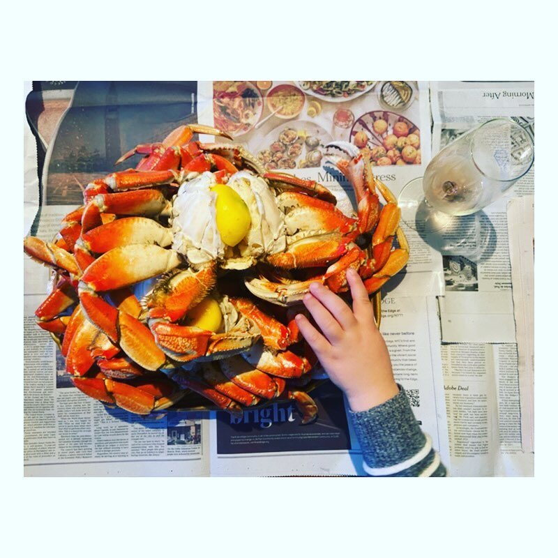 #familytradition #tistheseason #dungenesscrab #localfood #humboldt 🦀 ✨ 🦀