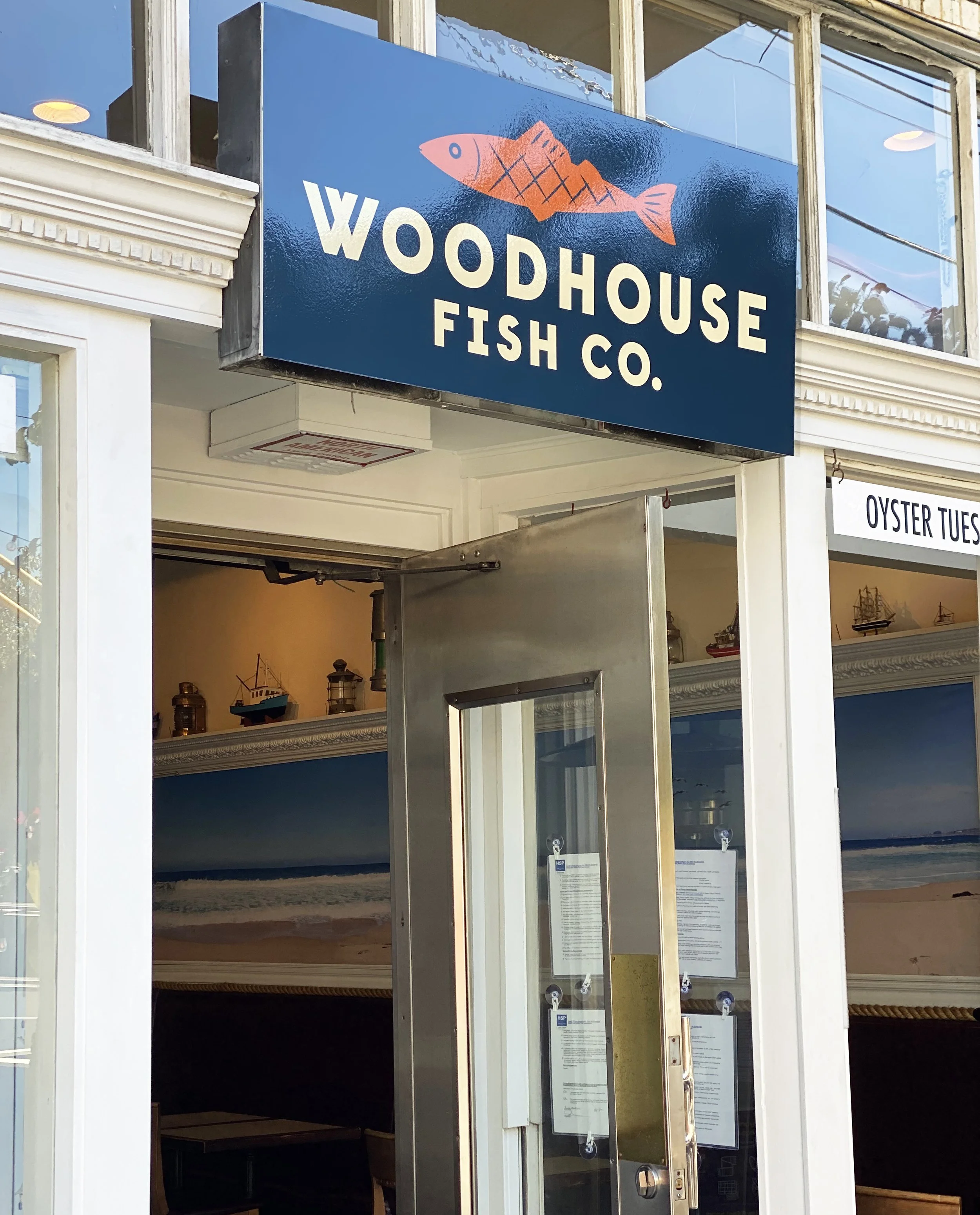 Woodhouse Fish Co Sign