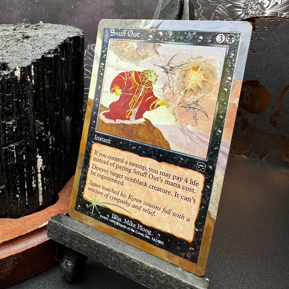 Snuff Out (foil) Floating Border — Hurley Burley Studio