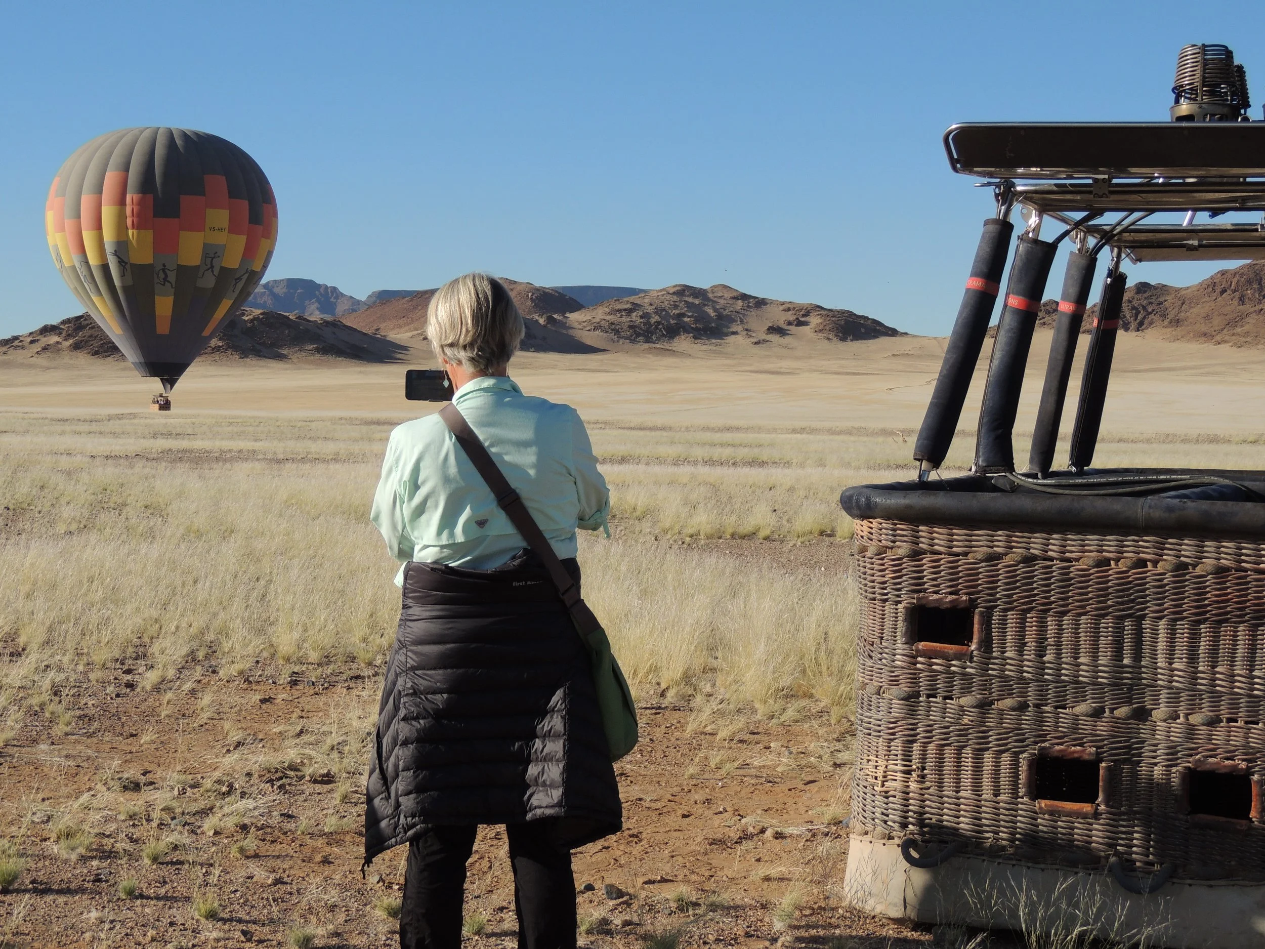 Ballooning, Namibia